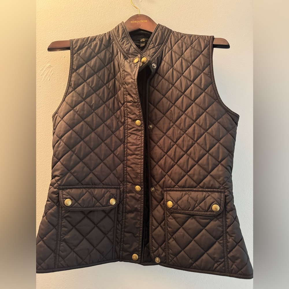 SALE‼️BELSTAF Quilted Black Vest size Large 🇬🇧